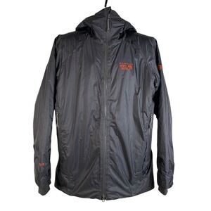 Mountain Hardwear Thermal Q Elite Men's Medium Lightweight Hooded Jacket Black